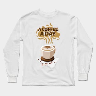 Coffee Lover cappuccino Long Sleeve T-Shirt